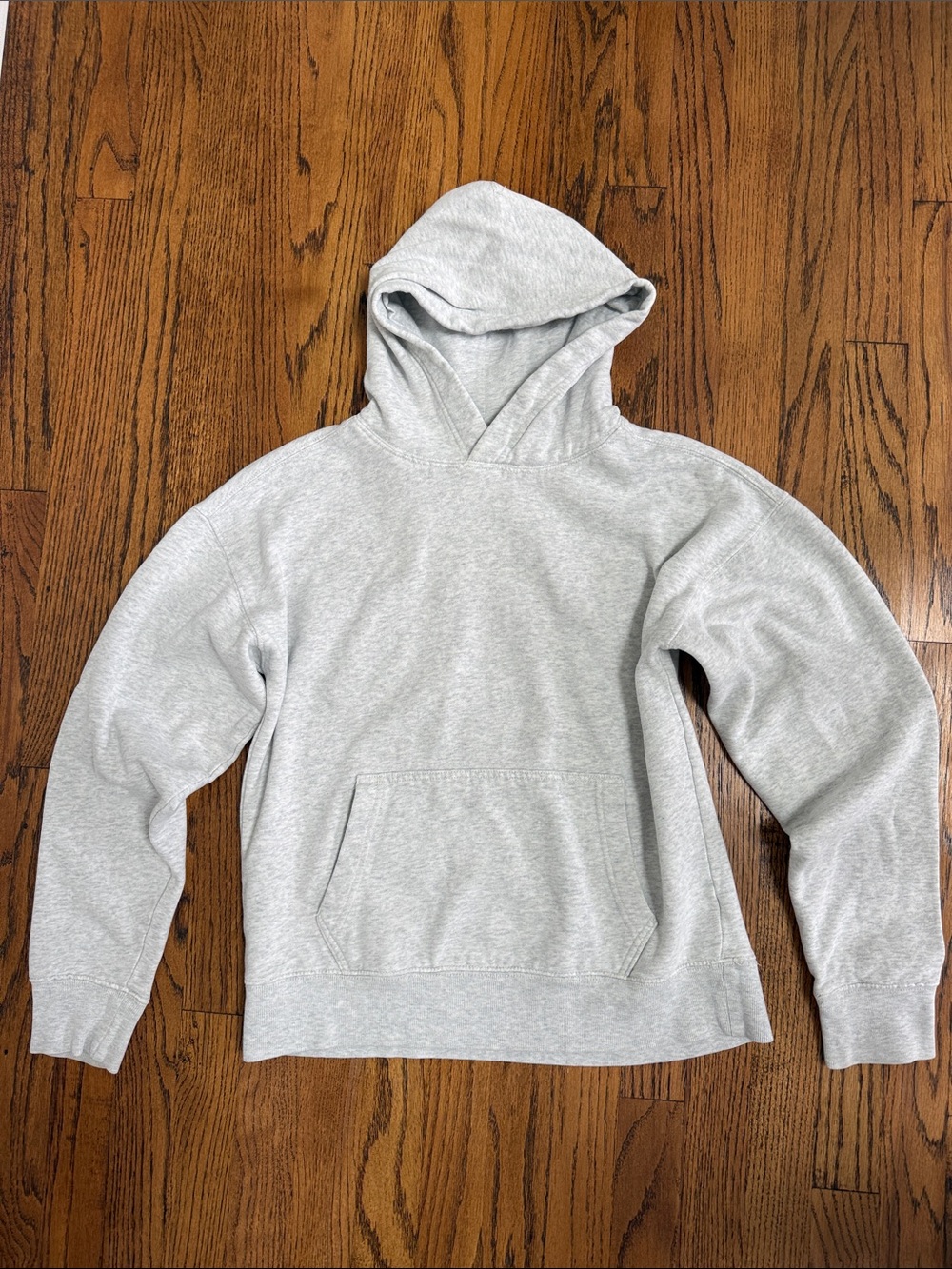 Light Gray Hooded Sweatshirt